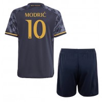 Dječji Nogometni Dres Real Madrid Luka Modric #10 Gostujuci 2023-24 Kratak Rukav (+ Kratke hlače)